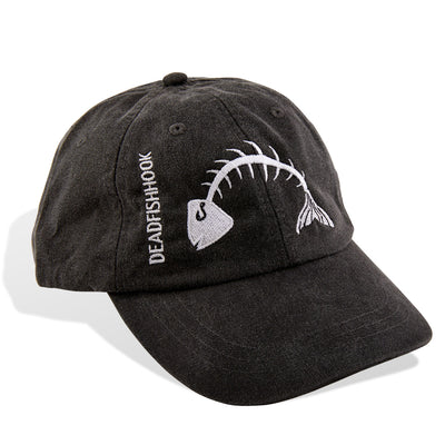 Black Fish Bone Hat