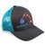 Black / Blue Flag Fish Bone Truckers Hat