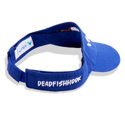 DeadFish Hook Youth Blue Visor