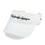White Dead Fish Hook Visor with Grey DFH