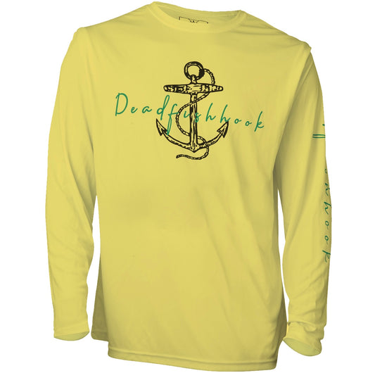 Dead Fish Hook Anchor Long Sleeve Shirt