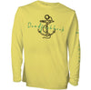 Dead Fish Hook Yellow Anchor Long Sleeve Shirt