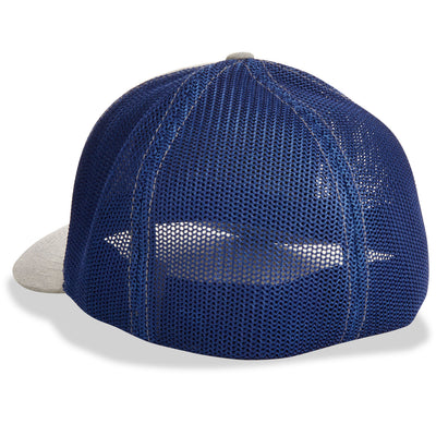 Blue Grey Trucker Hat